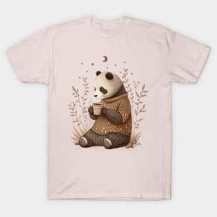 Cute Bear Coffee Lover T-Shirt